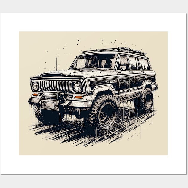 Jeep Wagoneer Wall Art by Vehicles-Art